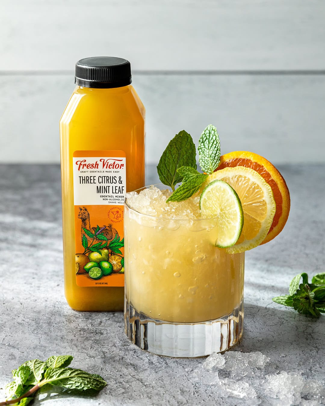 three citrus cocktail