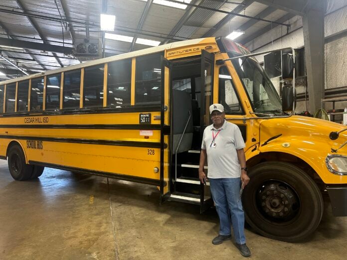 guy with school bus