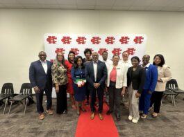 Jasmine Crockett and Cedar Hill ISD officials