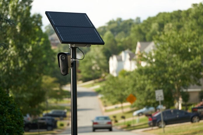 Flock Safety camera on pole