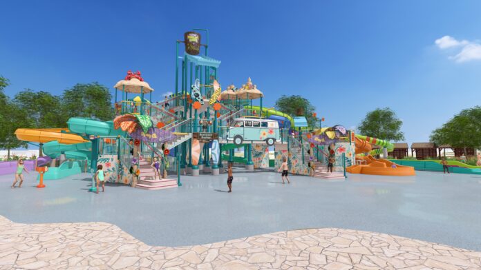 Splash Island rendering