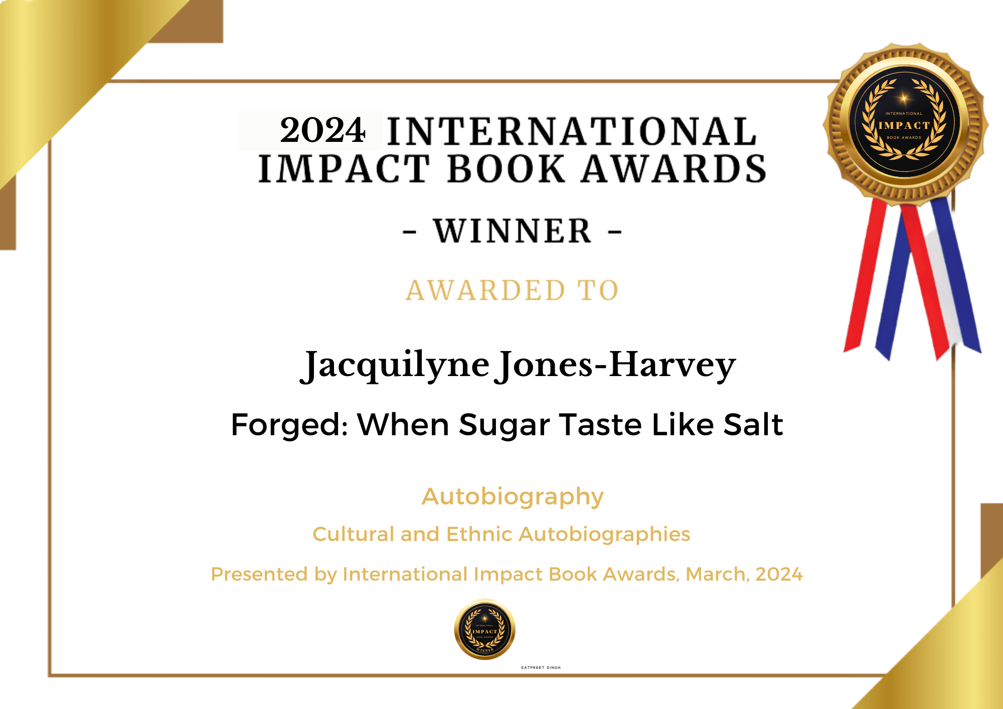 Forged wins award