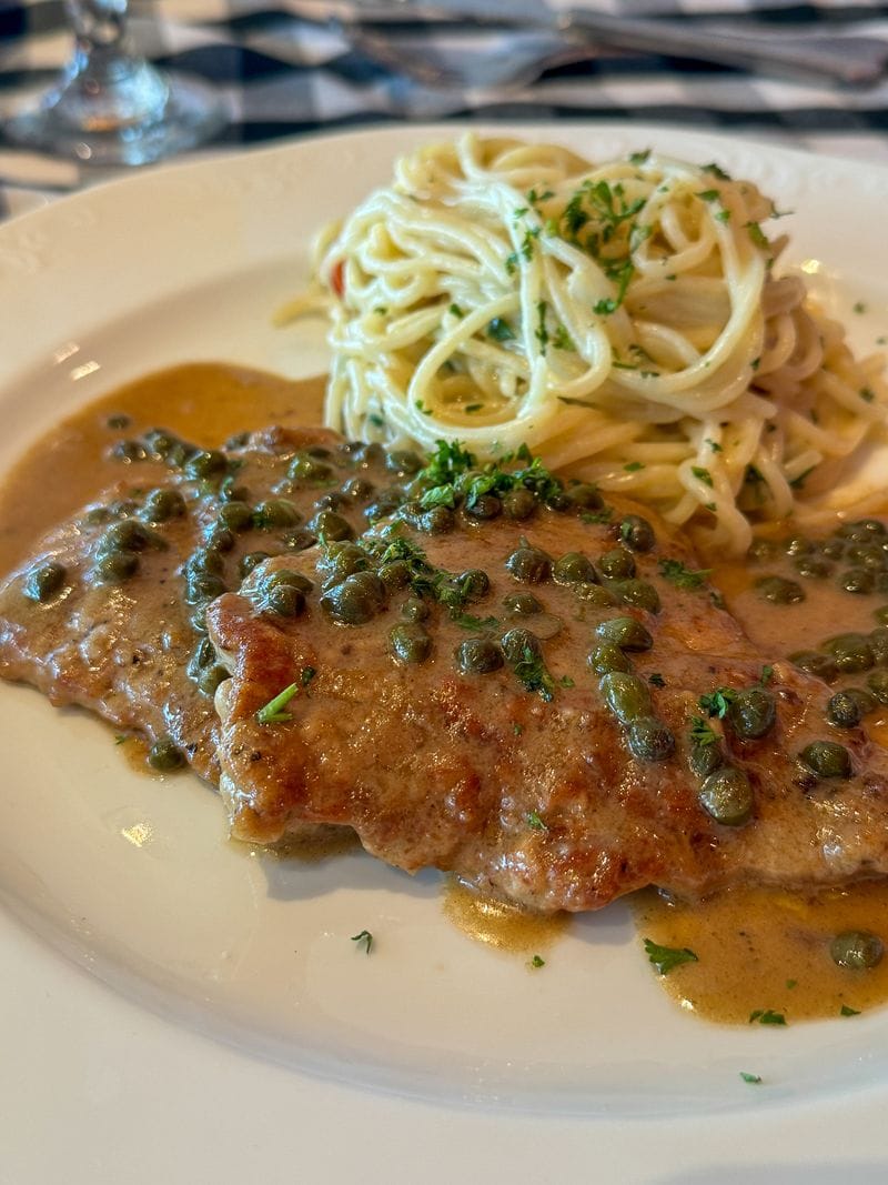 Sicilian Butcher veal Scallopini Picatta