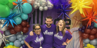 Duncanville’s Village Tech Schools Expands with Addition of Three Campuses in Dallas, Grand Prairie, and Waxahachie three people wth balloon background