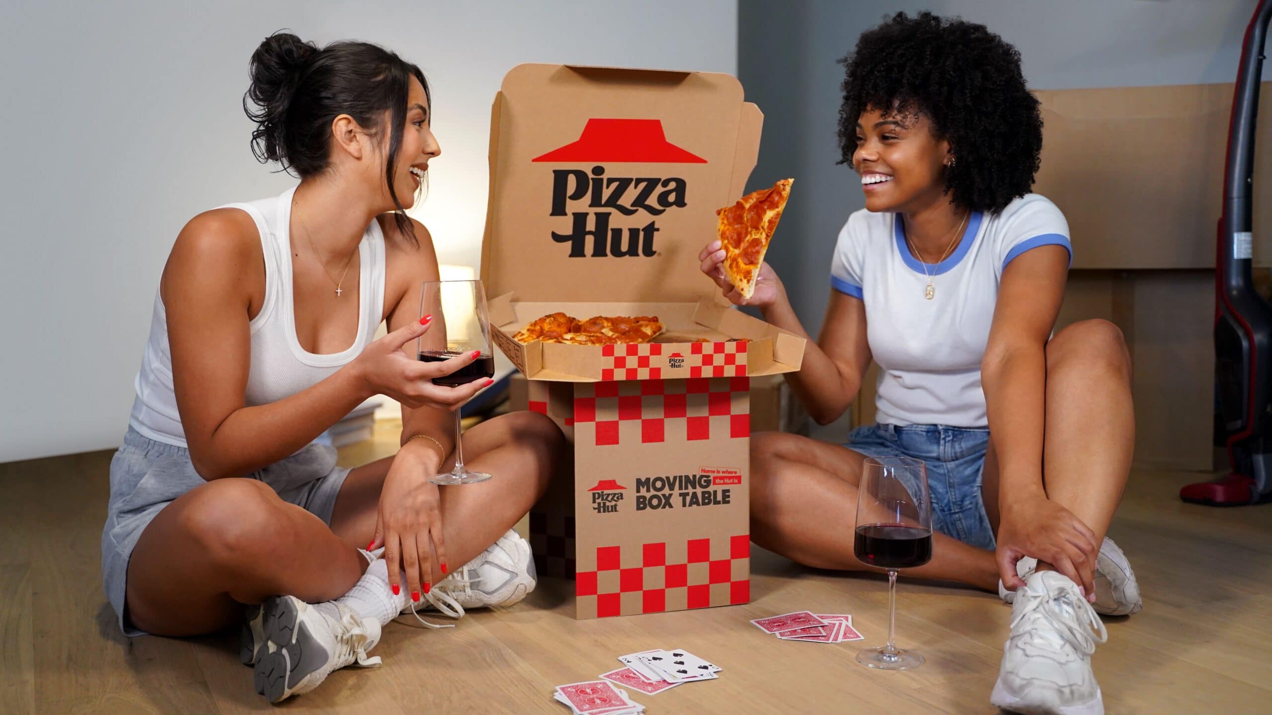 Pizza Hut Moving Box Table
