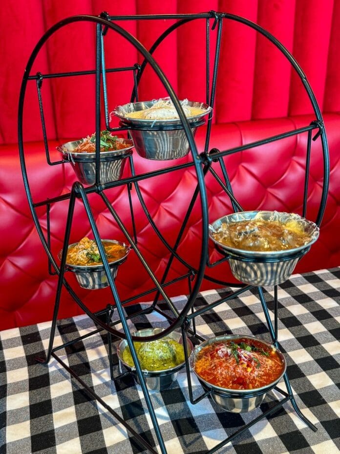 craft meatball Ferris wheel