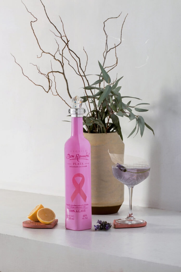 pink tequila bottle