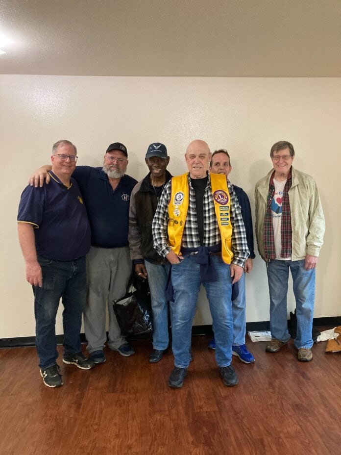 Build A Bed volunteers from Duncanville Lions