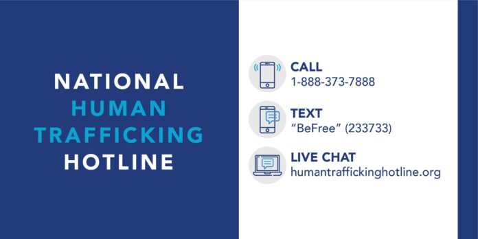 National trafficking hotline