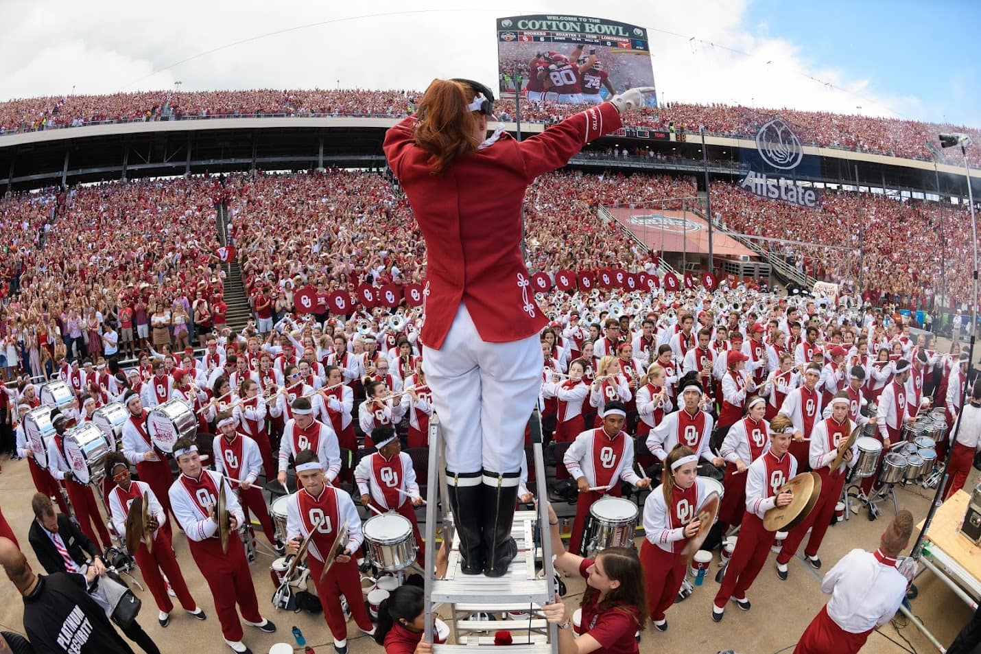 OU Band at TX/OU game