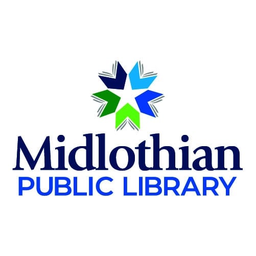 Midlothian public library logo