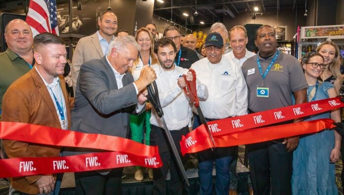 Andretti Fort Worth ribbon-cutting