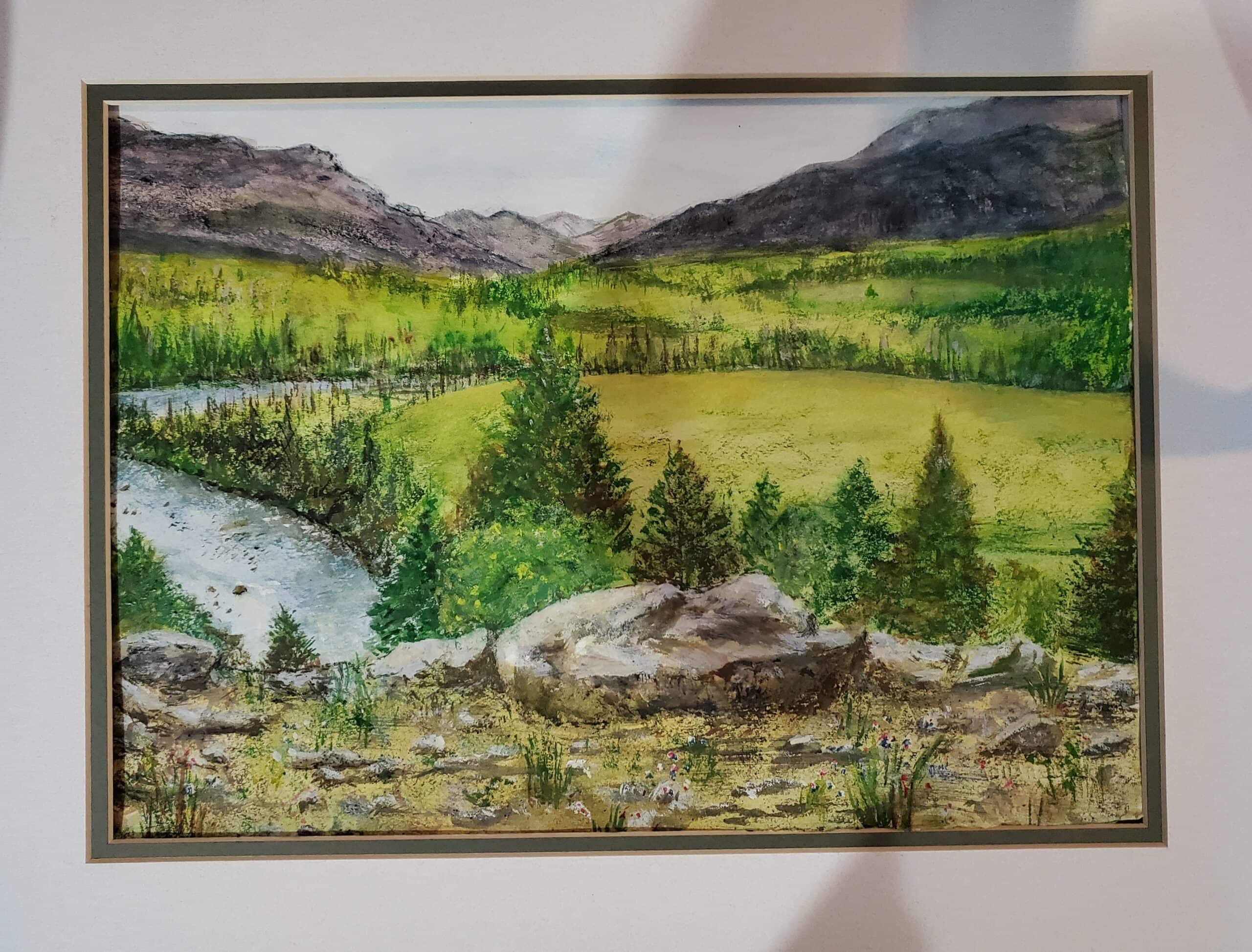 Ellafair artist's painting