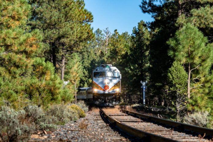 Grand Canyon train engine
