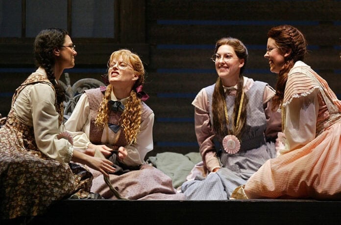 The March sisters in Little Women