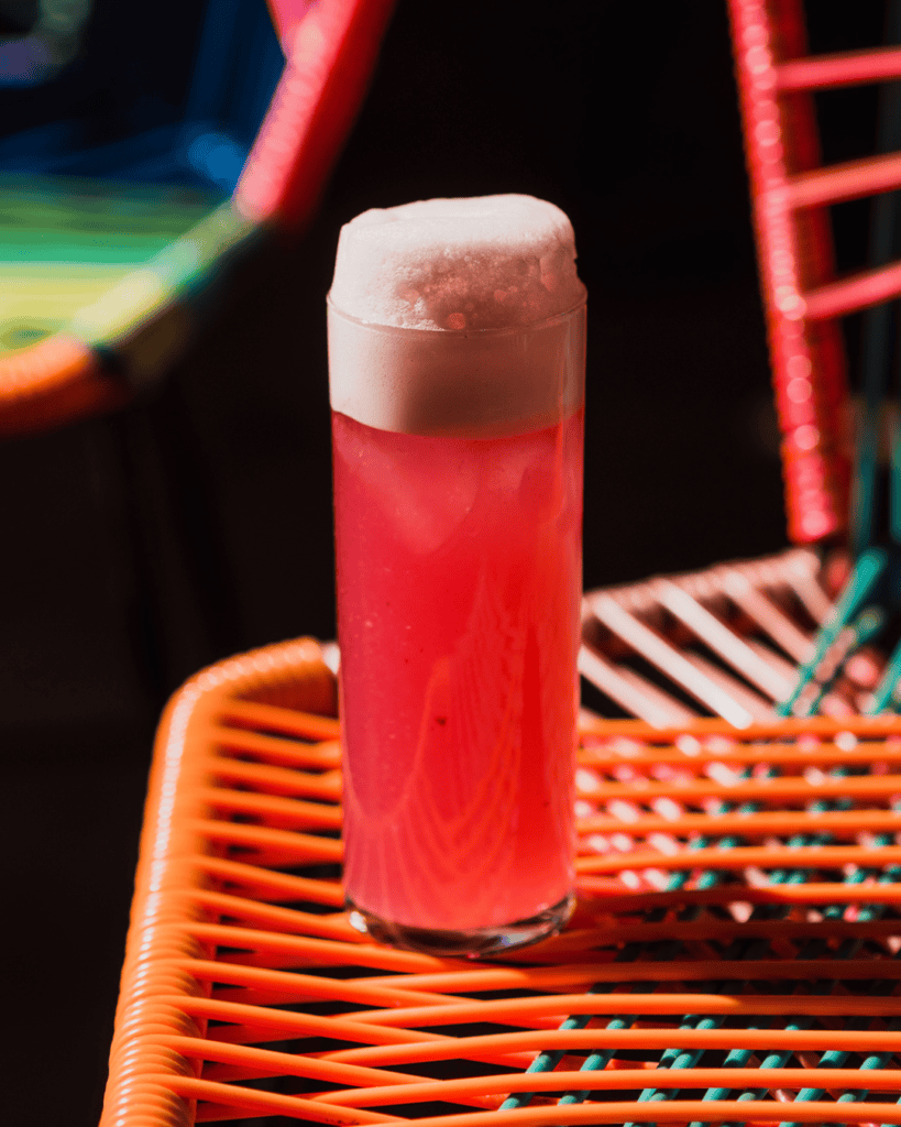 pink cocktail