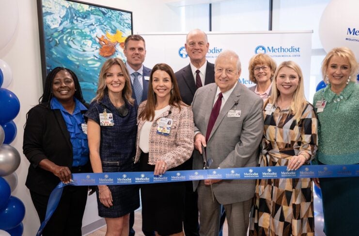 ribbon cutting Methodist Midlothian