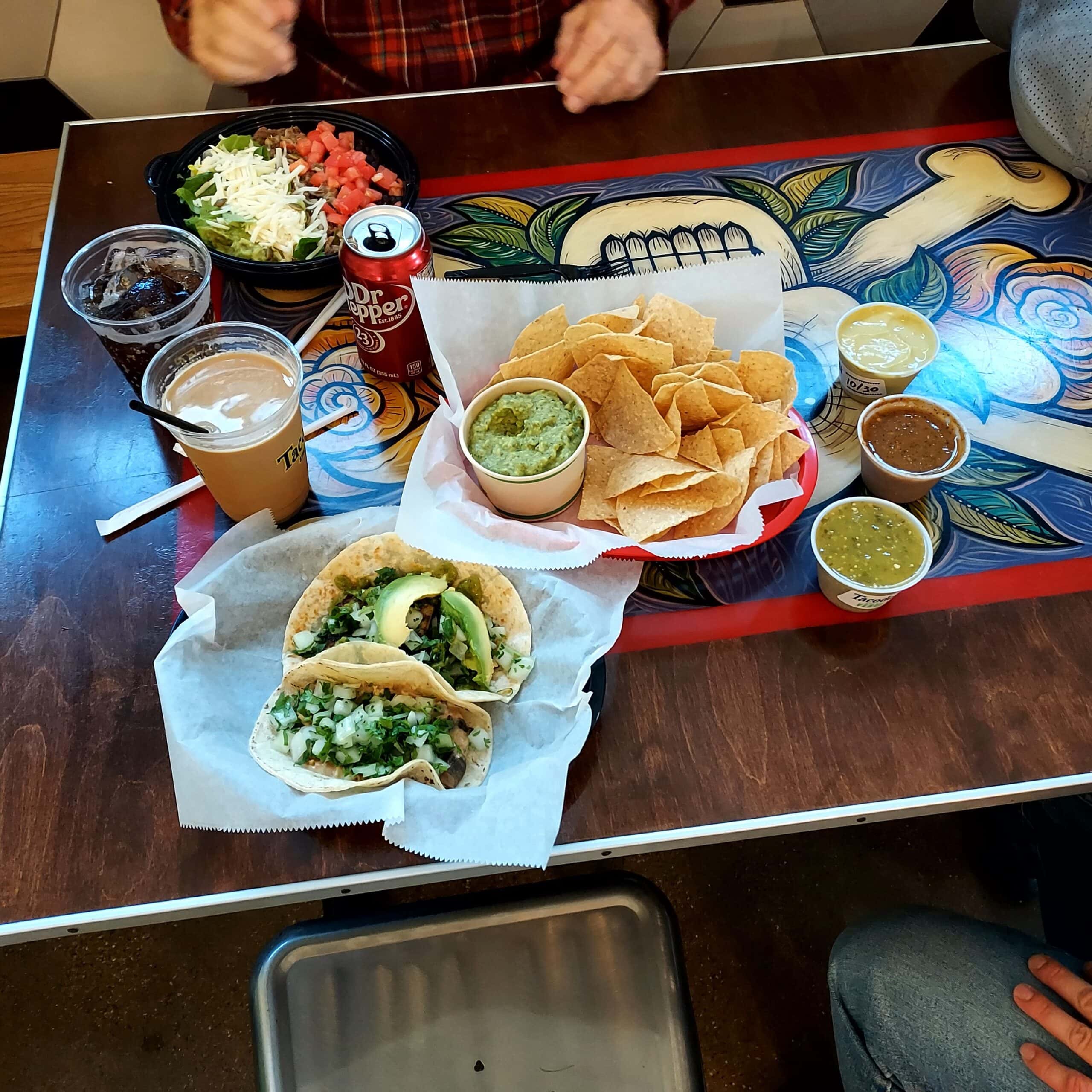 Tacodeli lunch