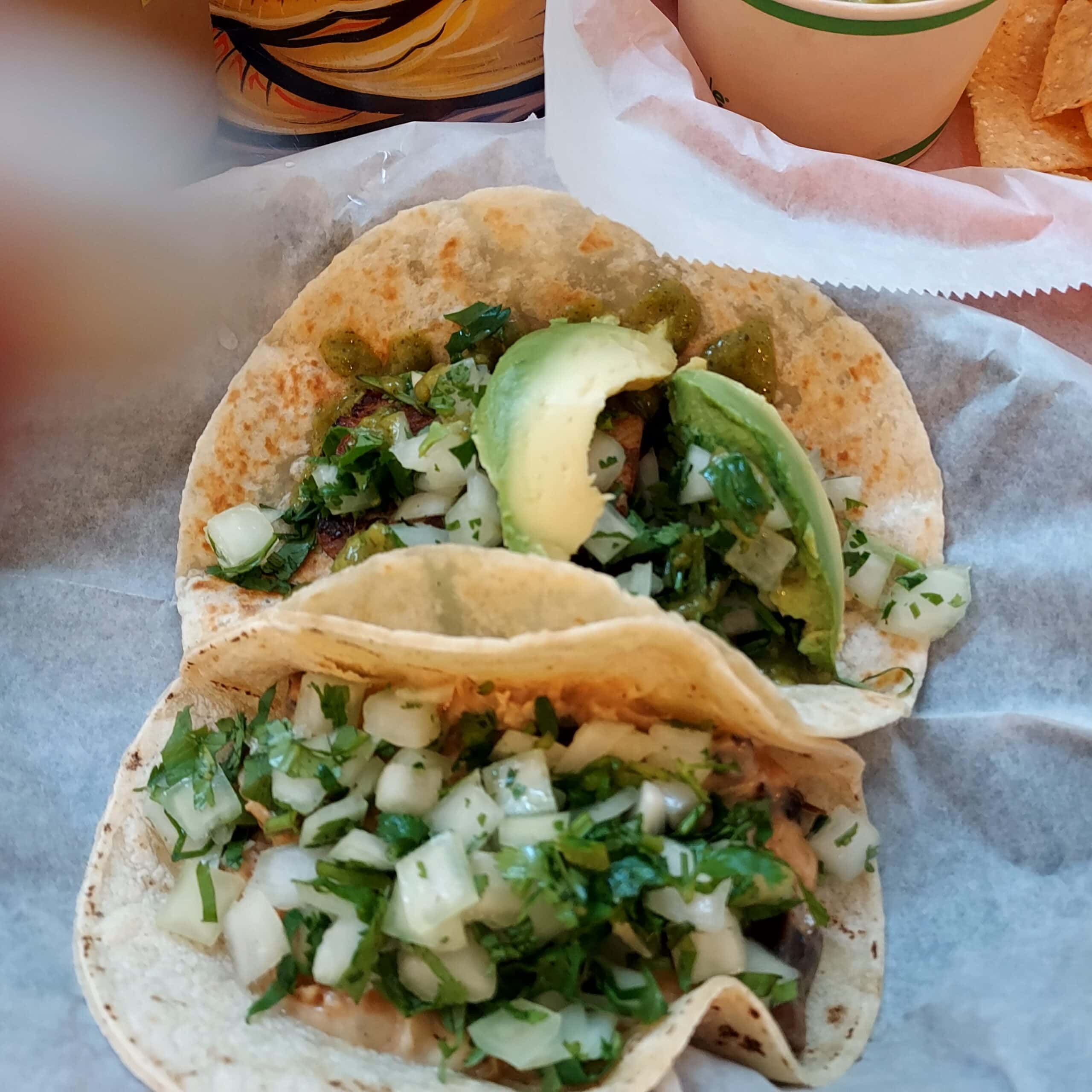 Tacos fresh ingredients