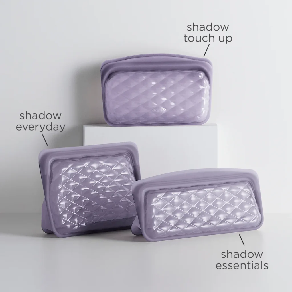 lavender cosmetic reusable bags