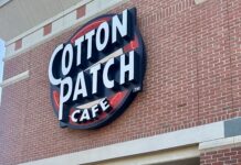 Cotton Patch Cafe Donates $32,072 to The Giving Kitchen Cotton Patch donates check