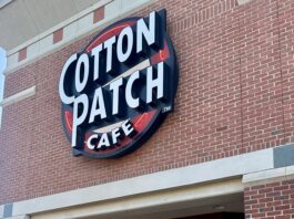 Cotton Patch donates check