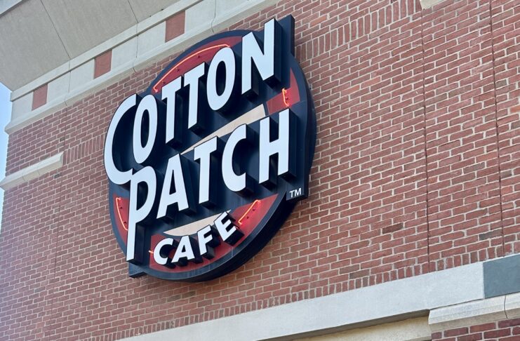 Cotton Patch donates check