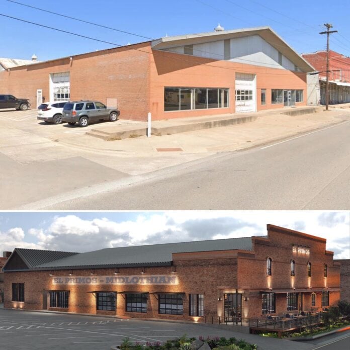 Before and after of El Primo's Midlothian