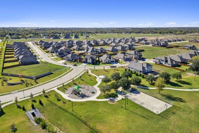 aerial view of Hampton Park Estates