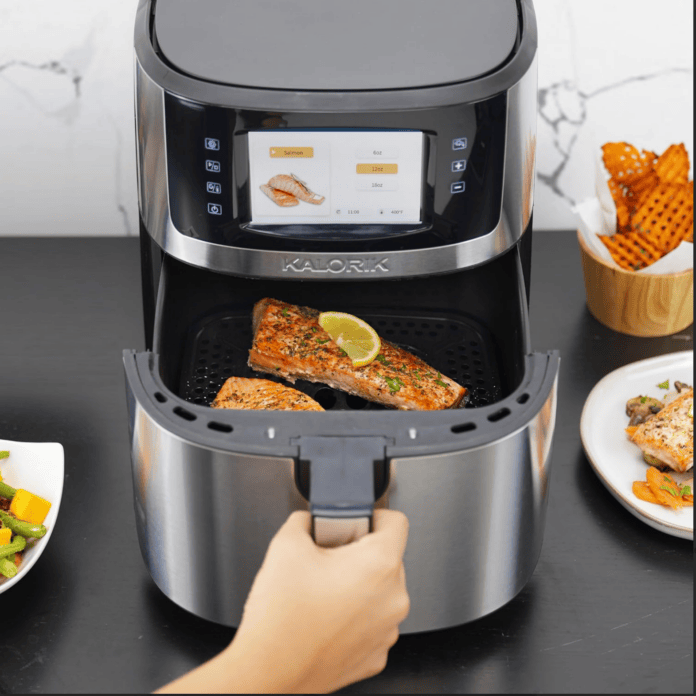 air fryer with digital screen