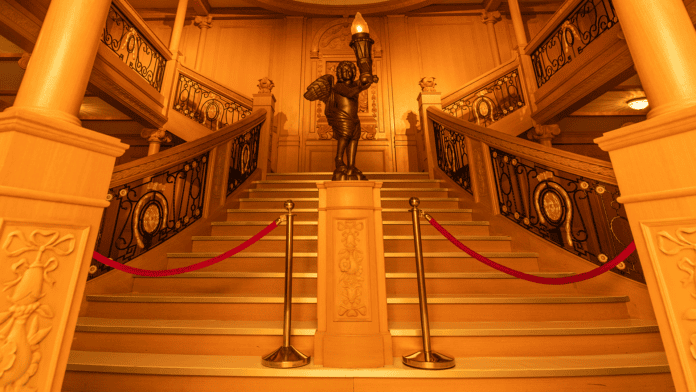 Titanic grand staircase reproduction