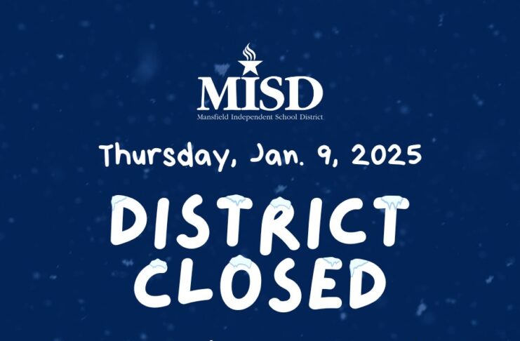 Mansfiled ISD district closed graphic