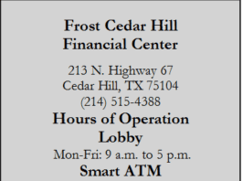 black text on gray background