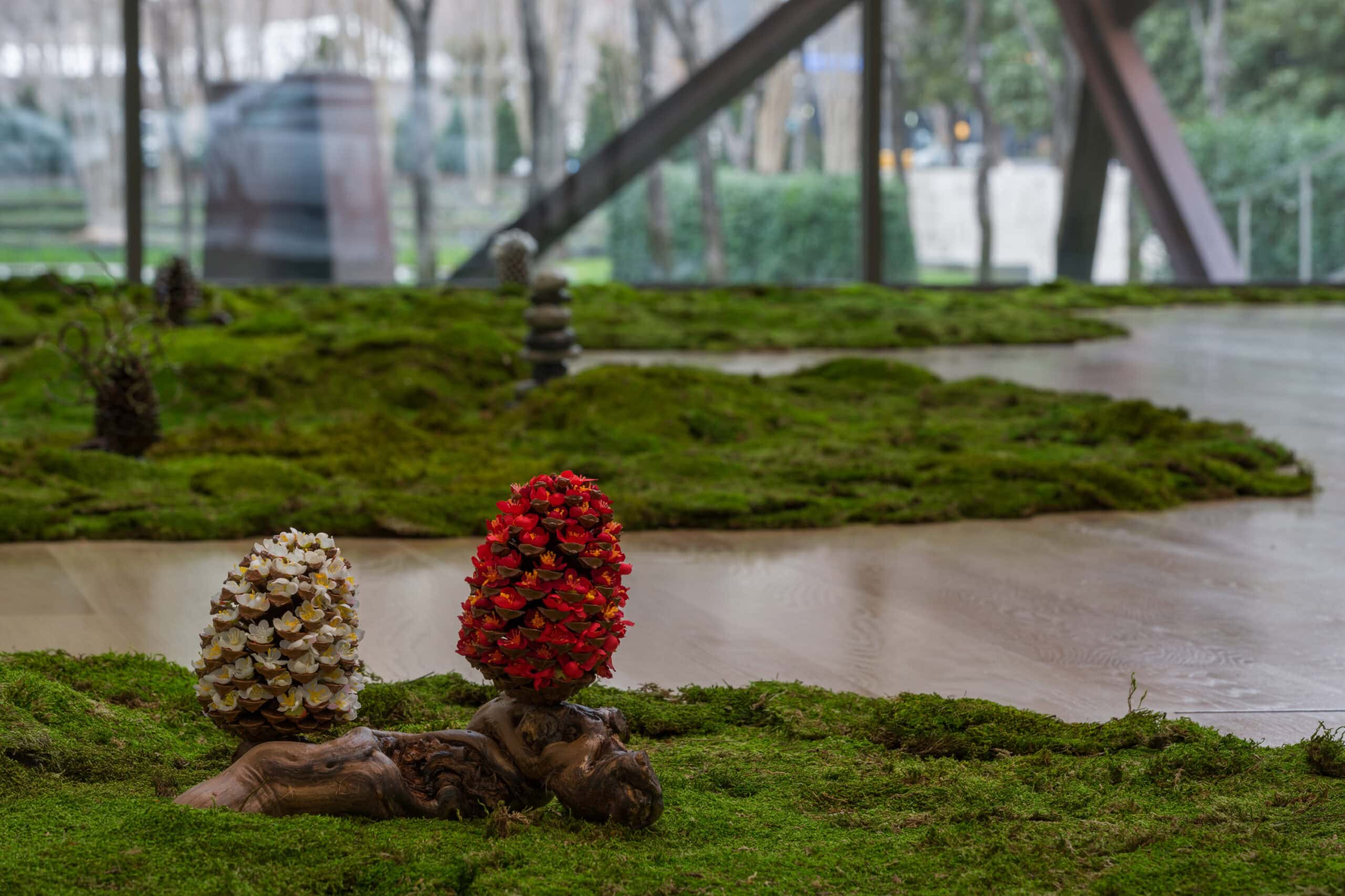 Haegue Yang art exhibit at Nasher