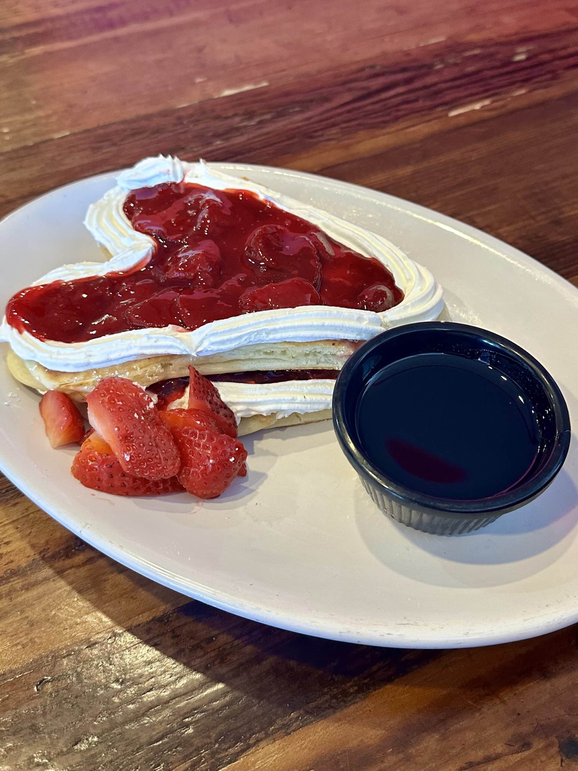 Sweetheart Pancake at Maple Leaf Diner