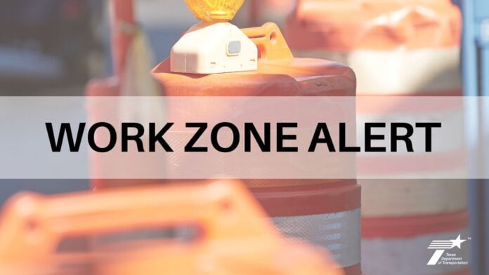 work zone graphic