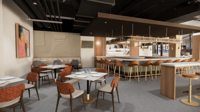 hotel bar rendering