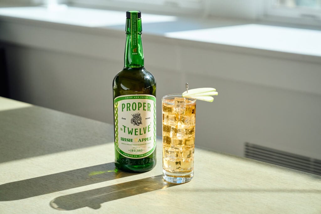 proper 12 irish whiskey bottle 
