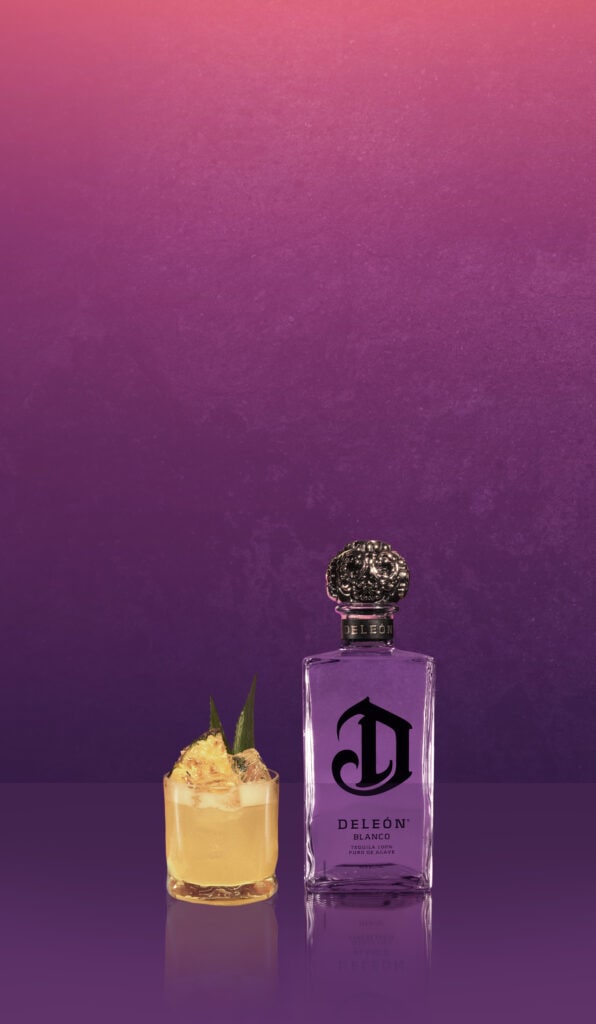 Deleon tequila with cocktail