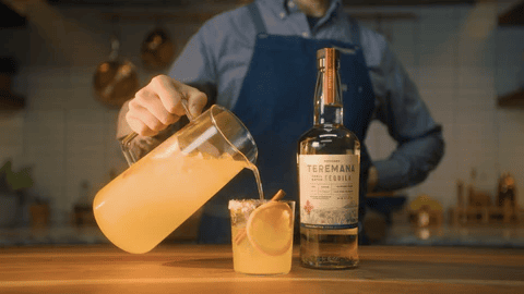 Smoky cinnamon margarita