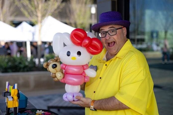 guy with balloon animal