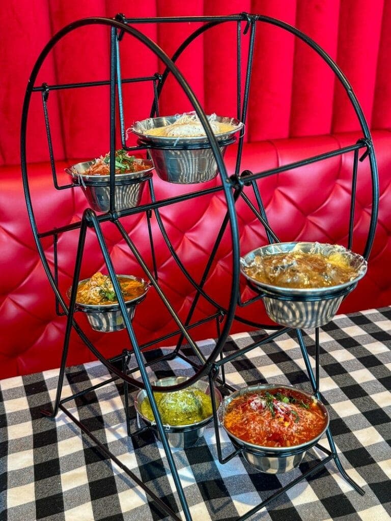 Craft meatball Ferris Wheel at Sicilian Butcher