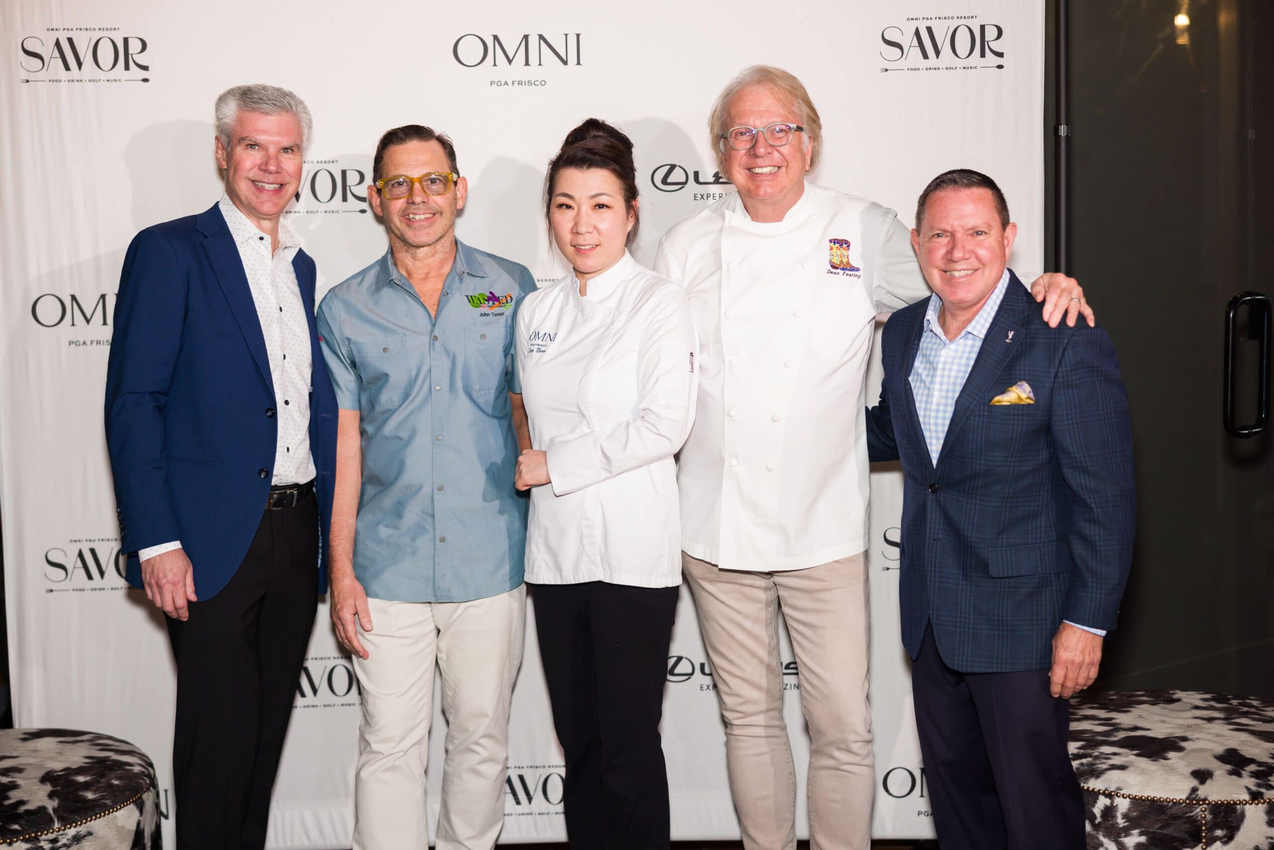 SAVOR chefs & VIPs at Trick Rider reception