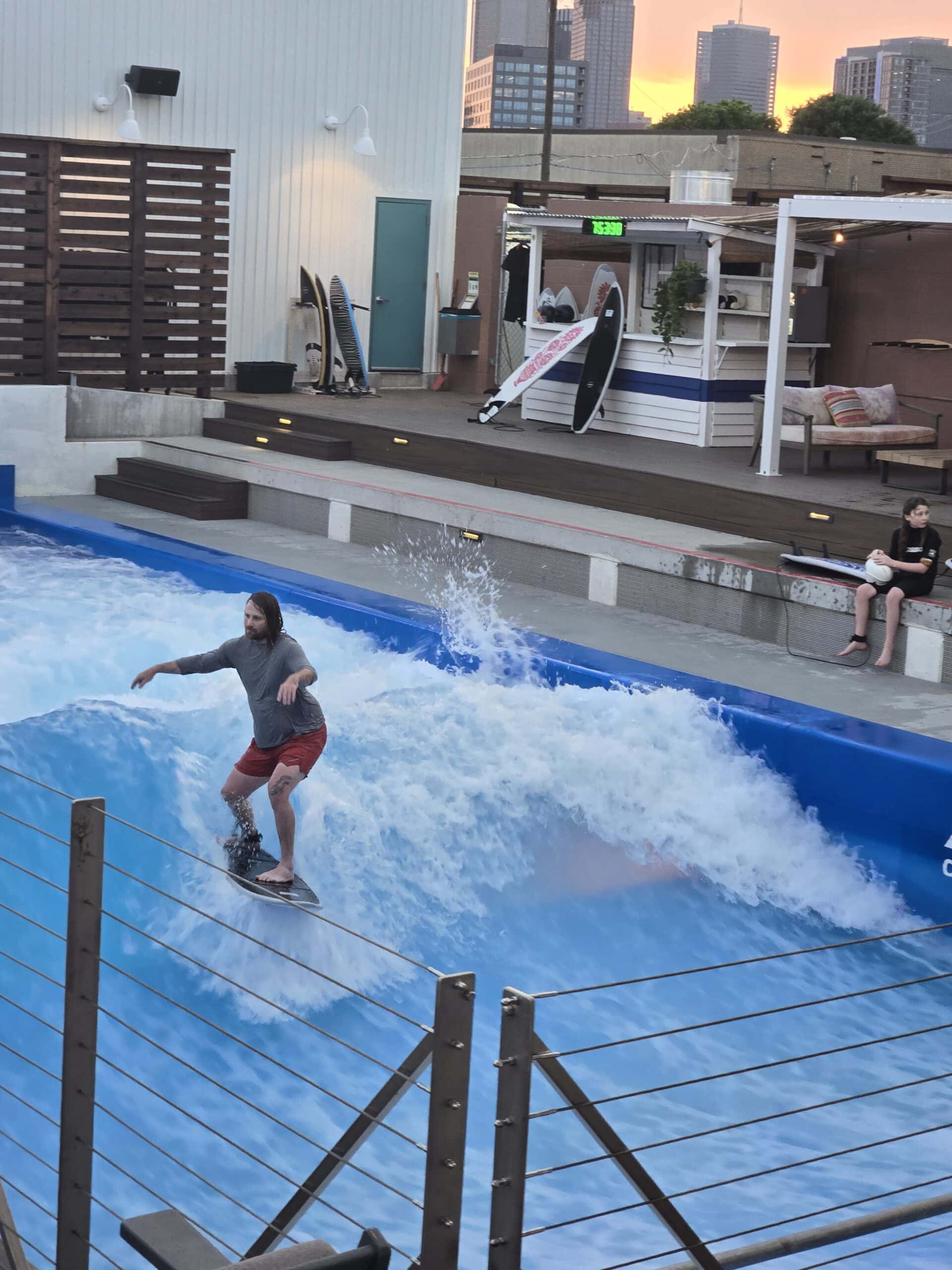 Good Surf Beach Club Dallas surfer