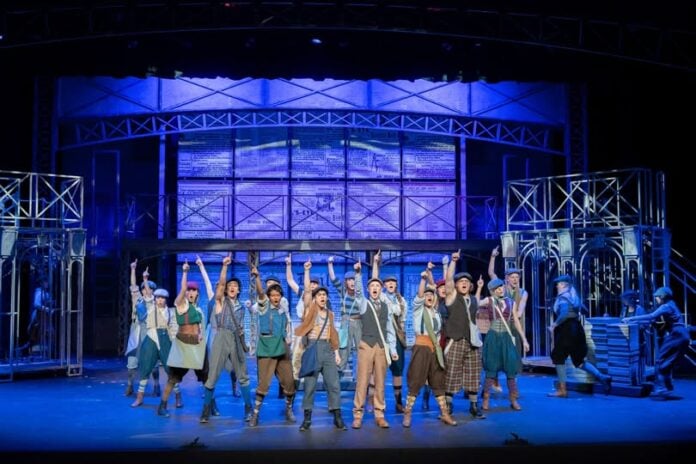 Midlothian HS Newsies wins at Broadway Dallas