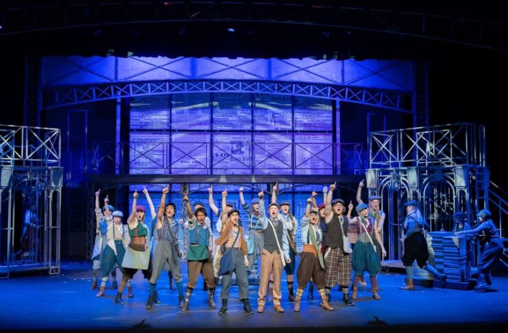 Midlothian HS Newsies wins at Broadway Dallas