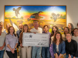 Garrison Brothers with check presentatiob