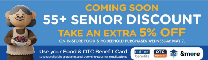 Senior discount graphic