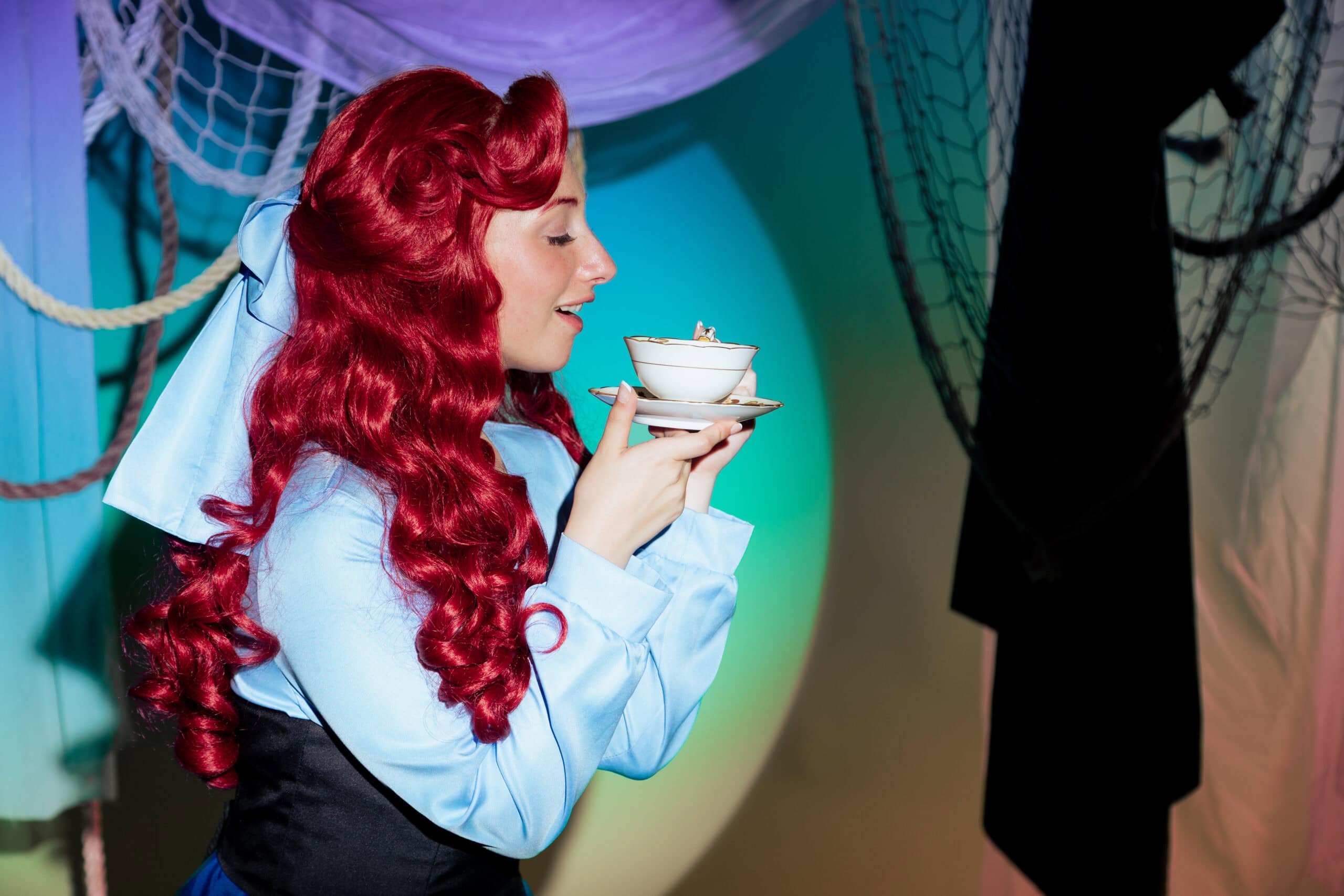 The Little Mermaid tea with Ariel