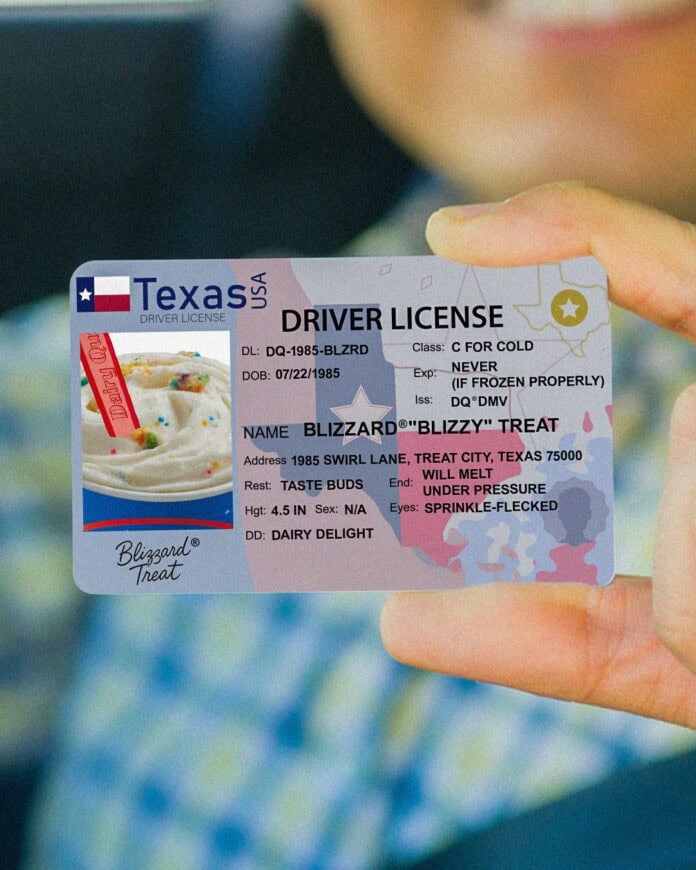 Texas drivers license